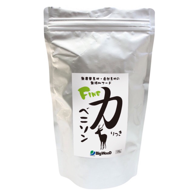 ビッグウッド ファイン ベニソン力（りっき） 500g｜国産無添加