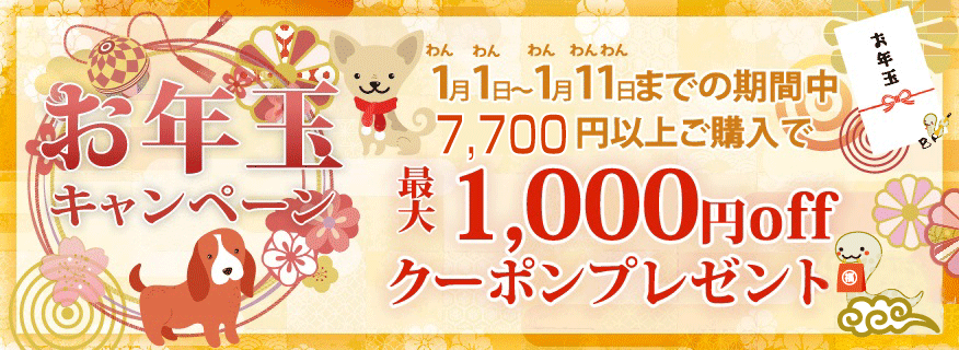おとし玉クーポン最大1,000円OFF